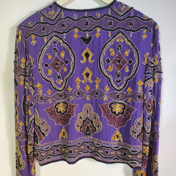 🚫SOLD🚫Chadwicks Sequin Jacket - Picture 5 of 10